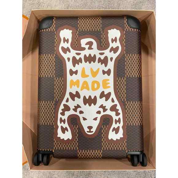 Louis Vuitton Horizon 55 Nigo LV Made Cabin Rolling Luggage Damier Travel Bag - Picture 2 of 12